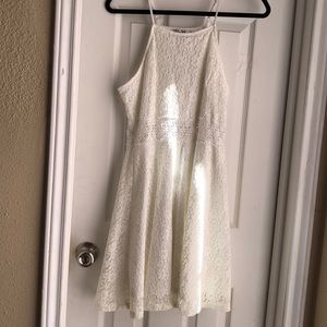 White flowered dress